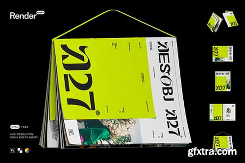 Creativemarket - Magazine Mockup Set - 291164467