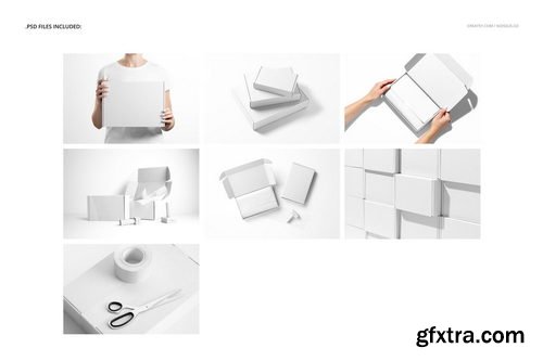 Creatsy - Noissue Mailing Box Mockup Set v.3 - 2117304661