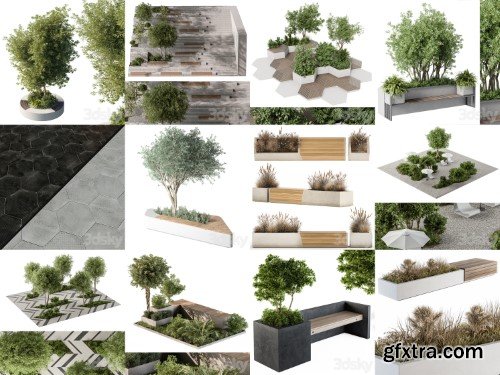 3dsky Pro - Urban Environment vol. 1 3d Models