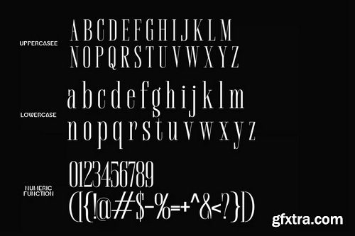 The Lune Lasthing Font