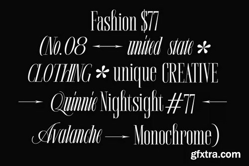 The Lune Lasthing Font