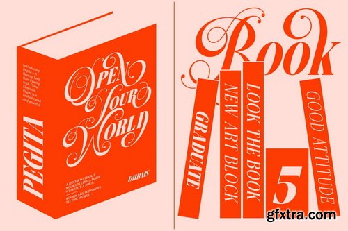 CreativeMarket - Dh Pegita - 7 Beauty Floral Typeface