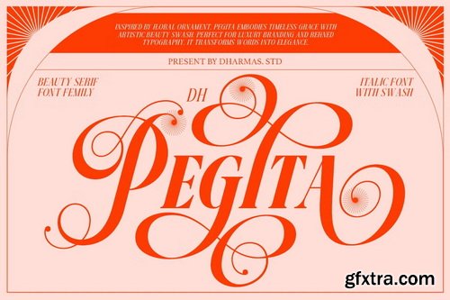 CreativeMarket - Dh Pegita - 7 Beauty Floral Typeface