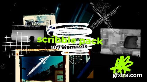 Motionarray - Pack Of 100 Grunge Overlays On Alpha