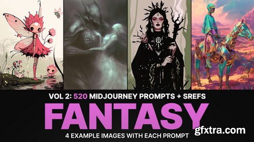 520 Midjourney Prompts & Sref codes for Fantasy