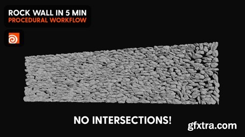 Cgside - Procedural Rock Wall without intersections - hip file