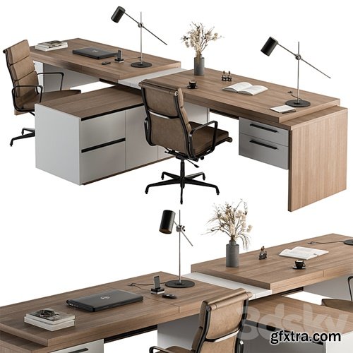 3dsky Pro - Employee Set - Office Furniture 400