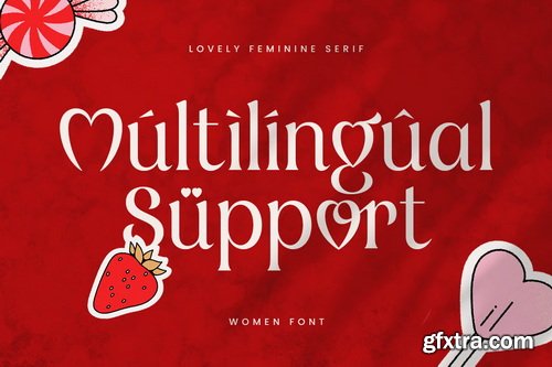 Women Lovely Feminine Serif Font