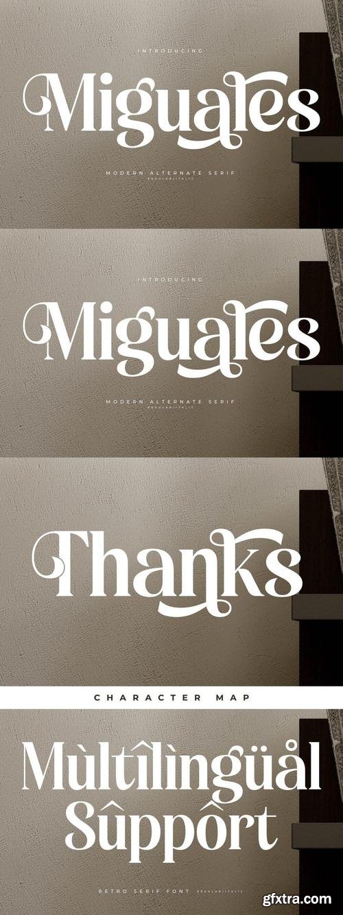 Miguales Modern Alternate Serif