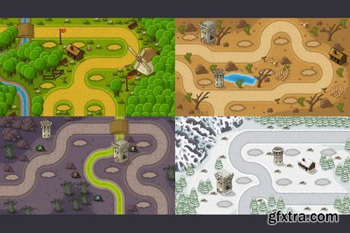 Craftpix - Tower Defense Game Tilesets