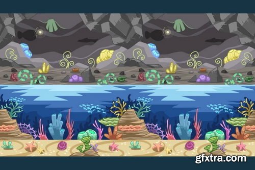 Craftpix - Underwater World 2D Game Backgrounds