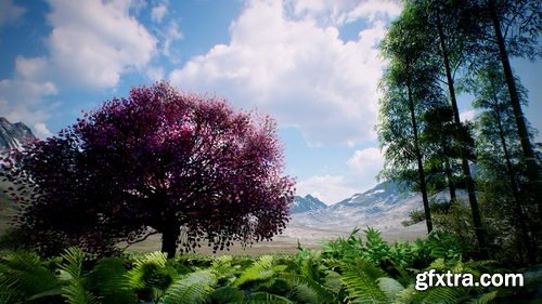 Fab - Bamboo Asian forest