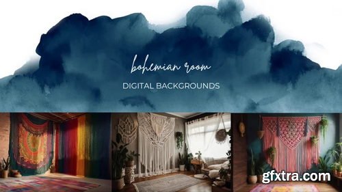 Finding North Education - Bohemian Room Digital Backgrounds