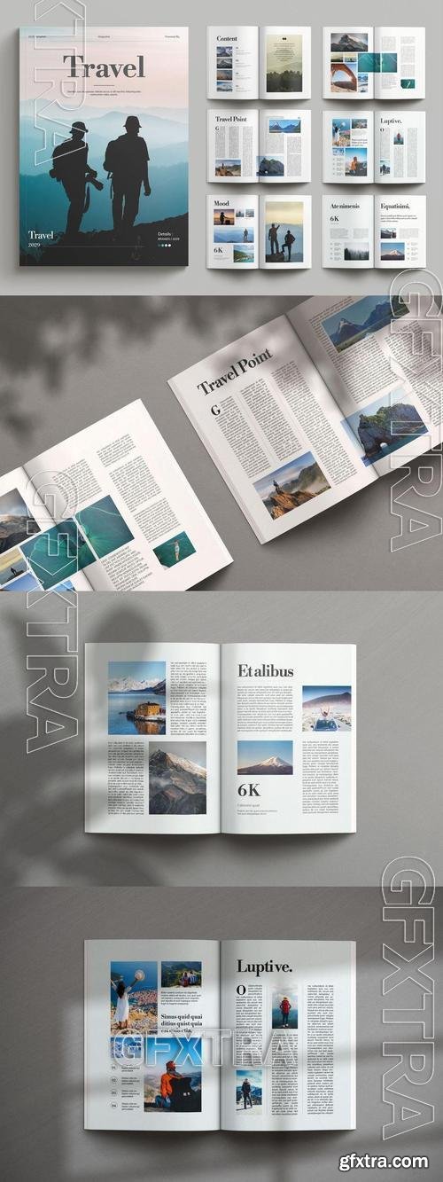Travel Magazine Template NXF6ZQ3