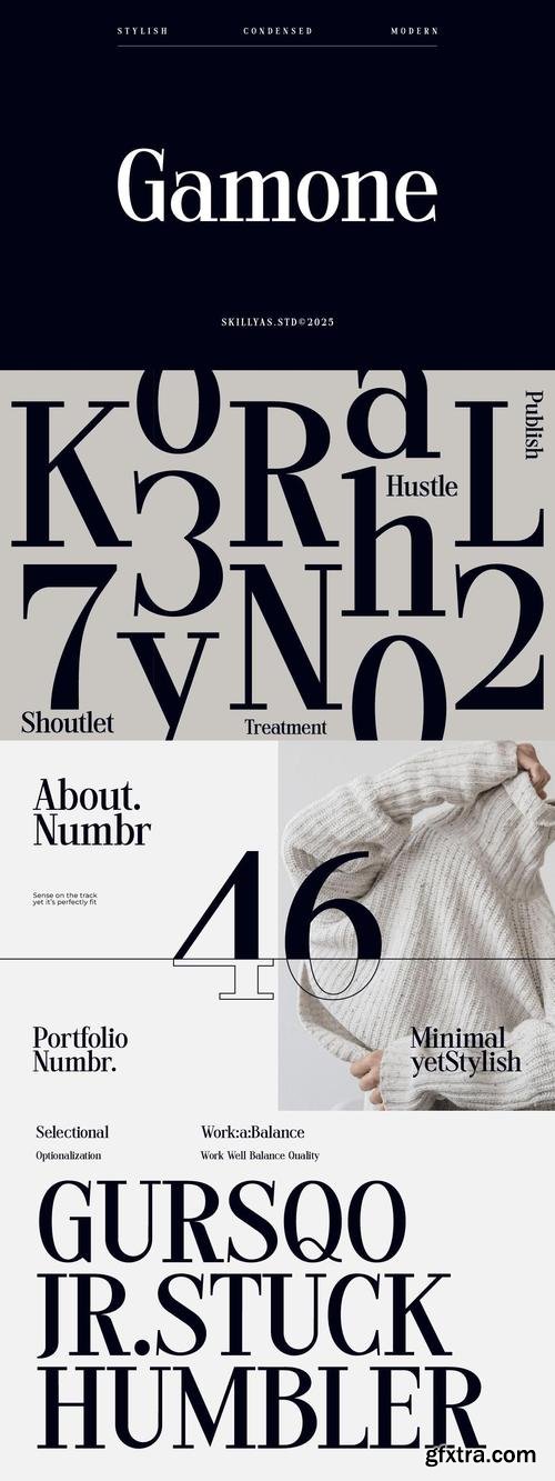 Gamone Display Serif Font