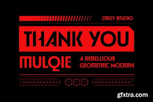 CreativeMarket - Mulqie – Rebellious Geometric Modern Font CreativeMarket - Mulqie – Rebellious Geometric Modern Font