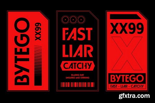 CreativeMarket - Mulqie &ndash; Rebellious Geometric Modern Font