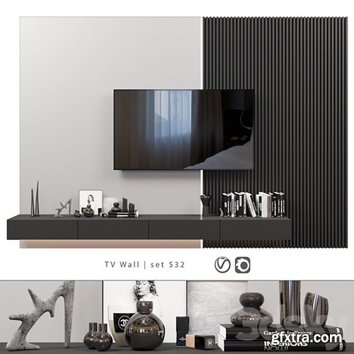 3dsky Pro - TV Wall | set 532