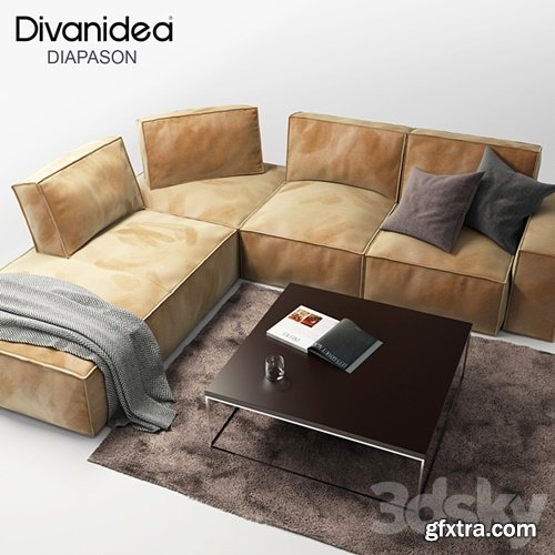 3dsky Pro - Sofa Divanidea Diapason