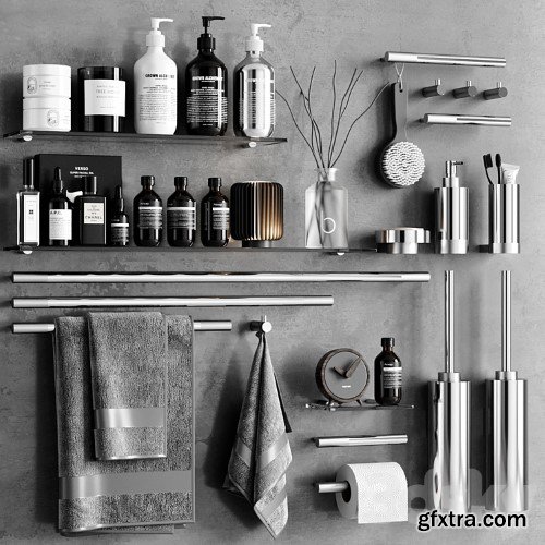 3dsky Pro - Furniture for Bathroom vol. 1 3d Models