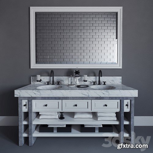 3dsky Pro - Furniture for Bathroom vol. 1 3d Models