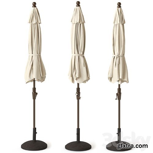 3dsky Pro - Round Outdoor Patio Umbrella Pottery Barn
