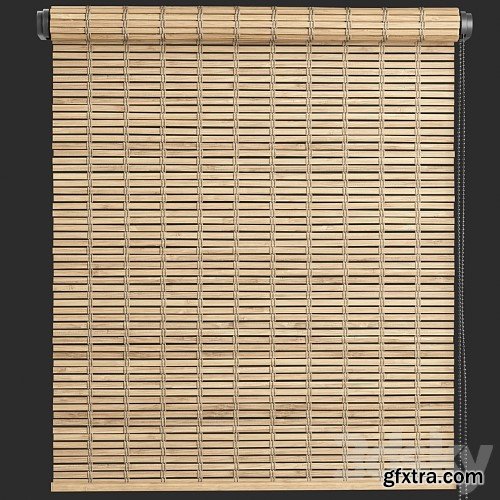 3dsky Pro - Wooden roller blinds 3