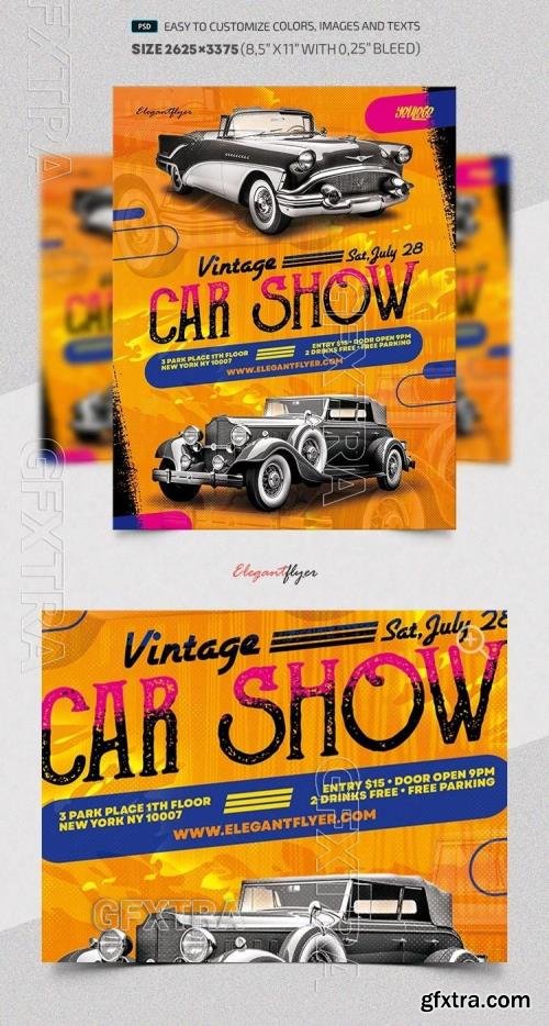 Car Show - Premium Flyer template (PSD) Car Show - Premium Flyer template (PSD)