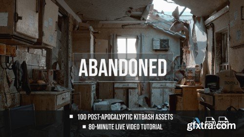 Artstation - Post-Apocalyptic Kitbash Set & Tutorial Artstation - Post-Apocalyptic Kitbash Set & Tutorial