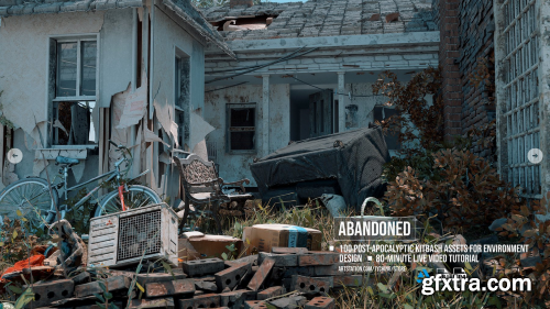 Artstation - Post-Apocalyptic Kitbash Set & Tutorial Artstation - Post-Apocalyptic Kitbash Set & Tutorial