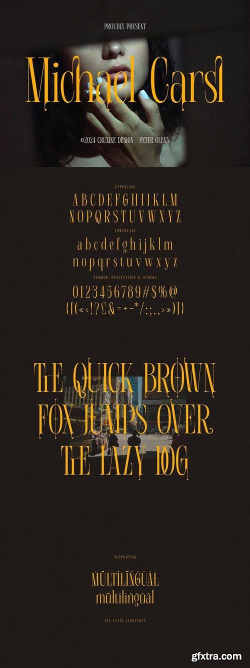 Michael Carsl Condensed Serif