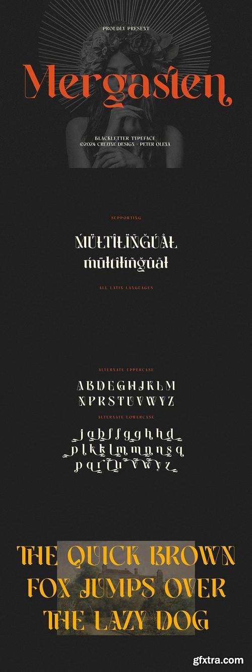 Mergasten Blackletter Serif