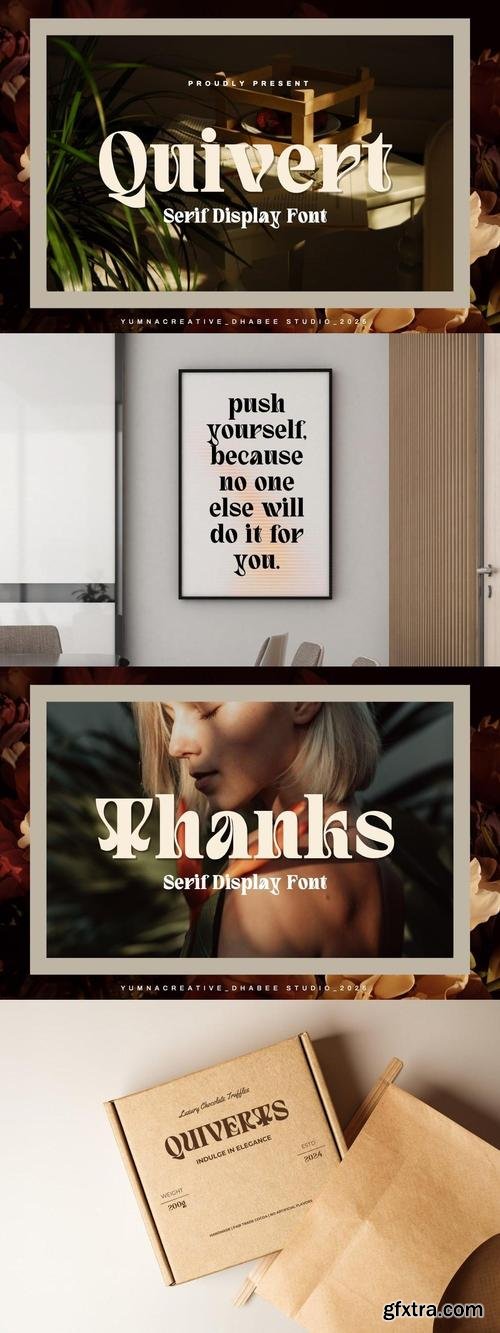 Quivert - Serif Display Font
