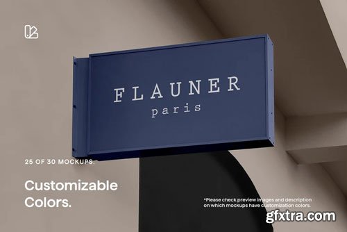 Asylab - 30 Signs & Facade Logo Mockups - V3 Asylab - 30 Signs & Facade Logo Mockups - V3