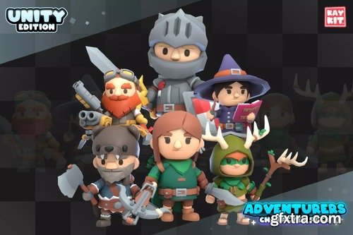 KayKit - Adventurers Character Pack v1.0