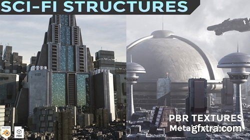 Artstation - Sci-Fi Structures Vol.1 (Blender/FBX)