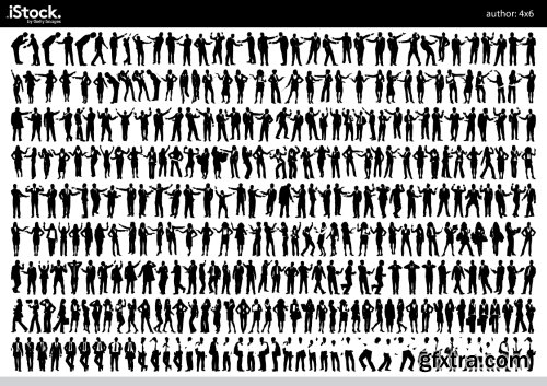 Over 26,000 Monochrome Vector Cliparts & Shadows 71xAI