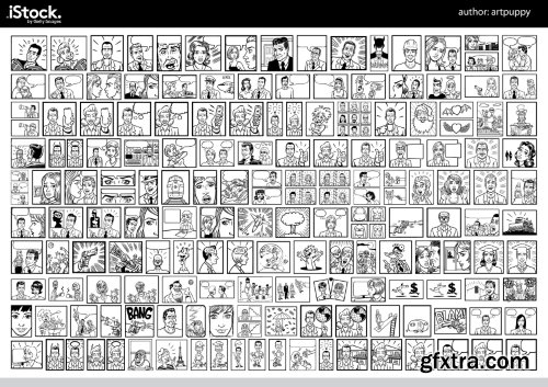Over 26,000 Monochrome Vector Cliparts & Shadows 71xAI