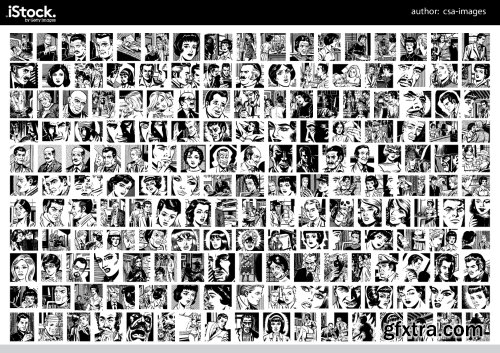 Over 26,000 Monochrome Vector Cliparts & Shadows 71xAI