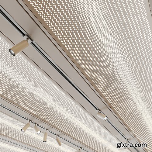 3dsky Pro - Metal Ceiling Design with lighting