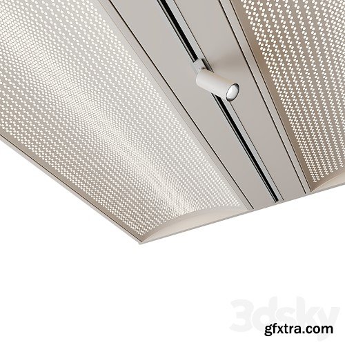 3dsky Pro - Metal Ceiling Design with lighting