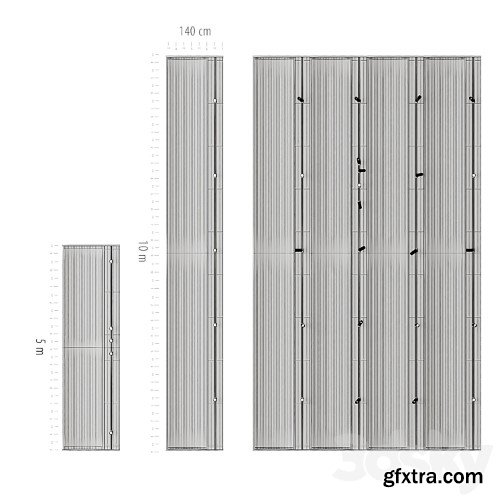 3dsky Pro - Metal Ceiling Design with lighting