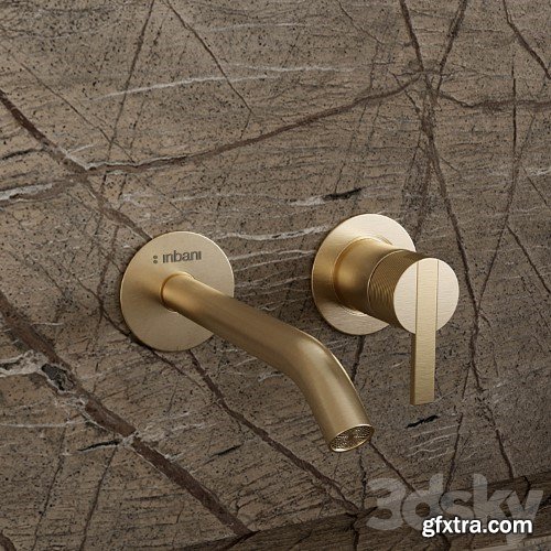 3dsky Pro - L-shaped Bathroom furniture by inbani faucet set 89