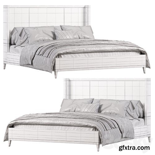 3dsky Pro - Malone Shelter Bed By Arhaus