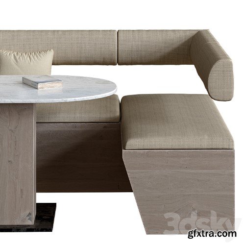 3dsky Pro - Corner sofa for the kitchen