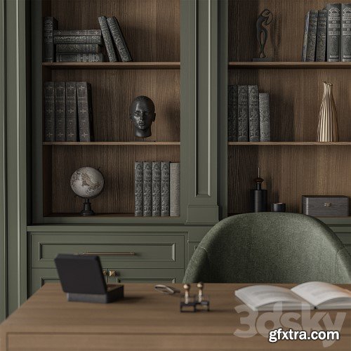 3dsky Pro - Boss Desk - Office Furniture 476