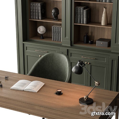 3dsky Pro - Boss Desk - Office Furniture 476