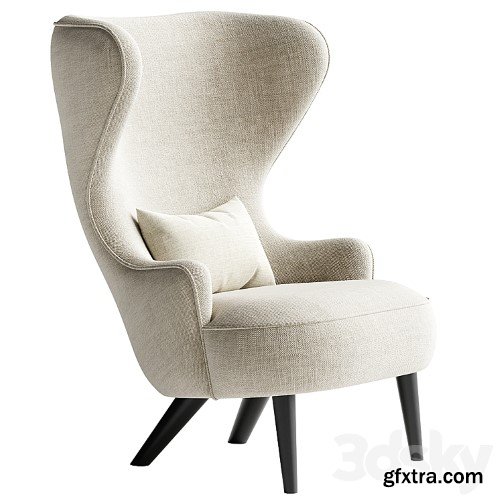 3dsky Pro - TOM DIXON WINGBACK MICRO CHAIR