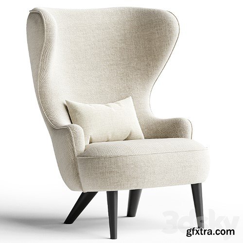 3dsky Pro - TOM DIXON WINGBACK MICRO CHAIR