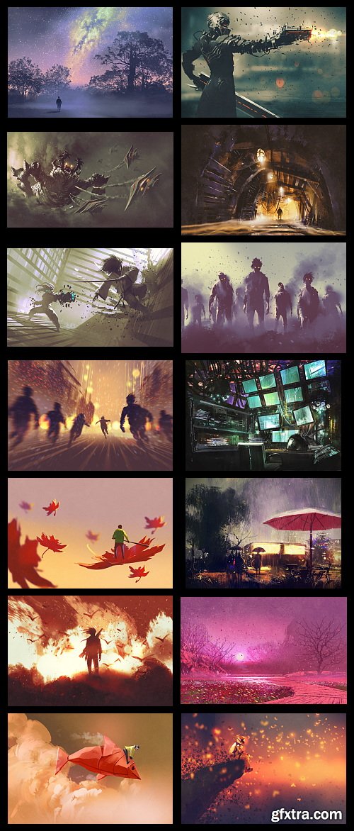 Fantasy Illustrations - Loneliness &amp; Hope 50xJPG